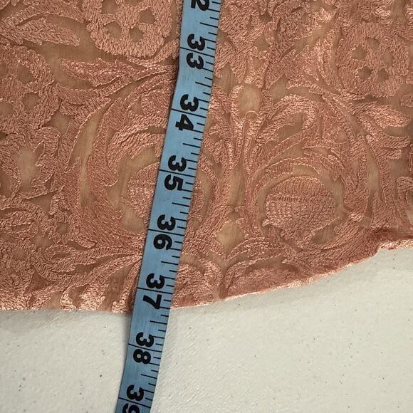 Elegant Pink Patterned Swim Coverup - Picture 7 of 12